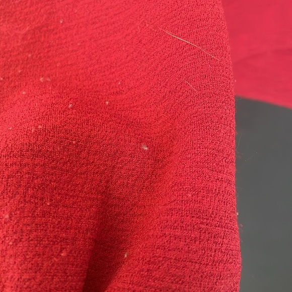 Red textured wrap blouse from Madewell - Picture 4 of 4